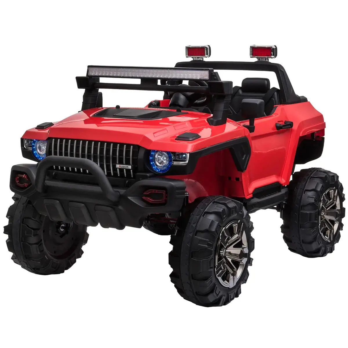 Aosom 2-Seater Kids Ride On Cars, 12V Remote Control Truck Electric Car For Kids 1