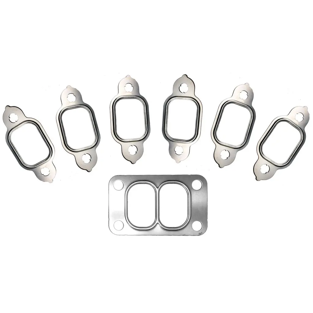 Exhaust Manifold Gasket Set Stock Mount Dodge 12-Valve 5.9L Cummins 1988-1998 1