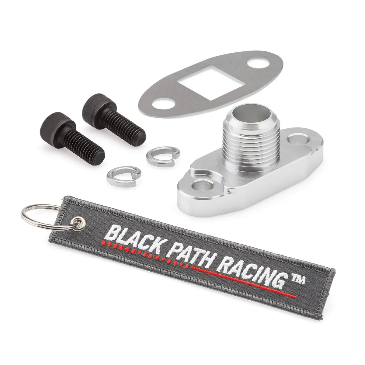 2002-2014 Subaru Impreza Garrett T3 + T4 Turbo Oil Inlet Flange Kit 1