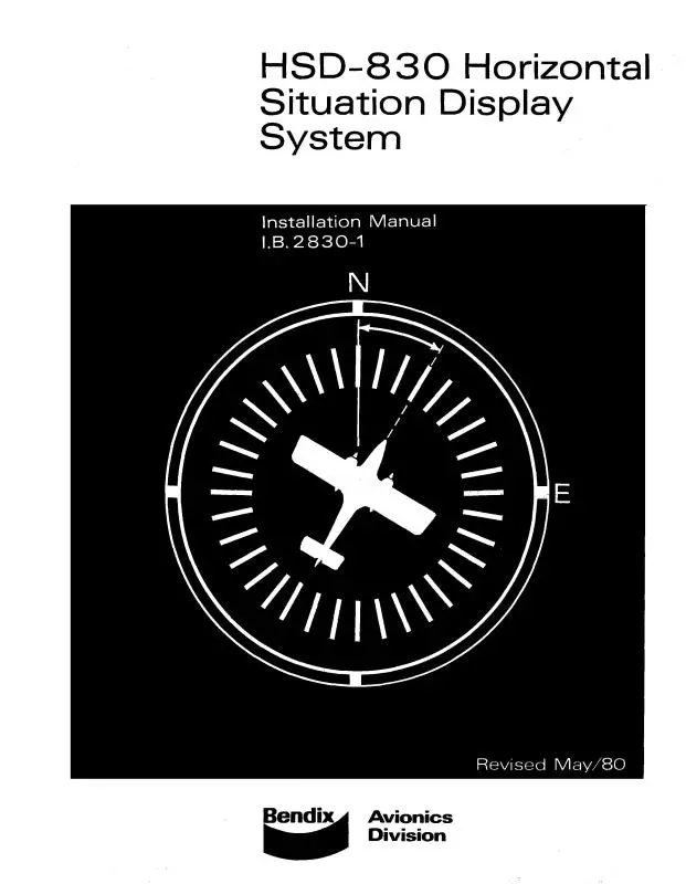 Bendix Hsd-830 Installation Manual (2880) 1