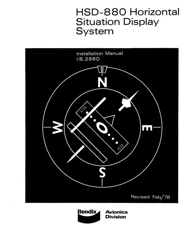 Bendix Hsd-880Horizontalsituationsys Installation Manual (2880) 1