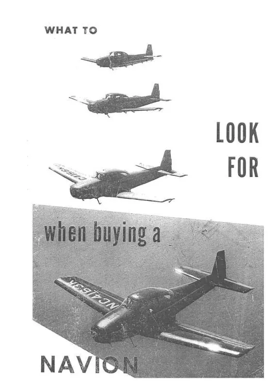 Navion Instructions On Buying Anavion Instruction Book (Nvwhatto-Ins-C) 1