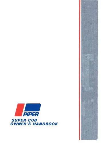 Piper Pa-18-95,150 1961-74 Super Cub Owner's Manual (753-568) 1