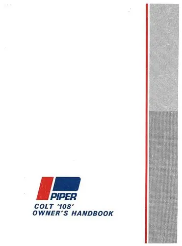 Piper Pa22-108 1961-1964 Owner's Manual (753-594) 1