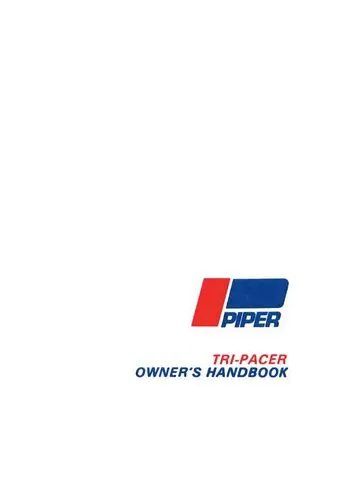 Piper Pa22-150, Pa22-160 Tri-Pacer Owner's Manual (753-526) 1