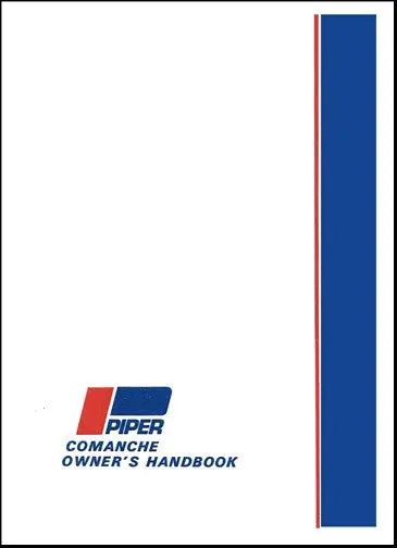 Piper Pa24-180,250 Comanche1959-60 Owner's Manual (753-529) 1