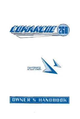 Piper Pa24-260 1965 Owner's Handbook (753-685) 1