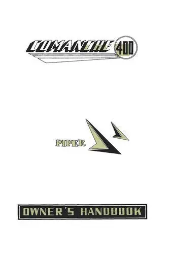 Piper Pa24-400 1964-1965 Owner's Manual (753-598) 1