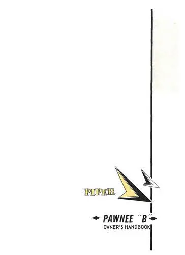 Piper Pa25-235B Pawnee 1965-66 Owner's Manual (753-686) 1