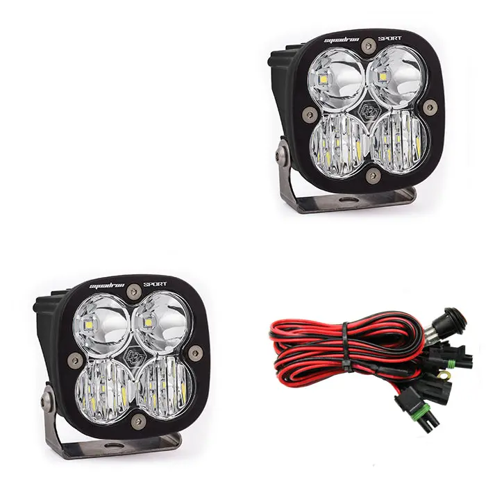 Baja Designs Squadron Sport Light Pod - Pair - Driving/Combo 1
