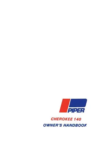 Piper Pa28-140 Cherokee 1964-68 Owner's Manual (753-584) 1