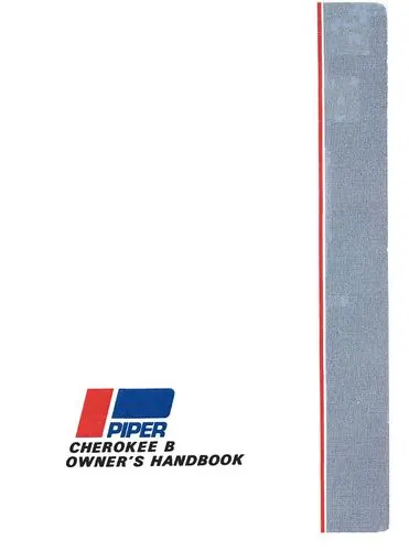 Piper Pa28-140B 1968-1969 Owner's Handbook (753-787) 1
