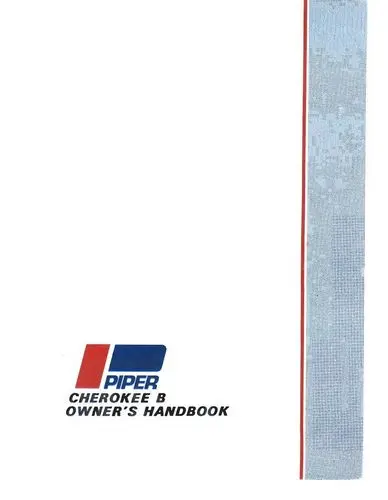Piper Pa28-150,160,180 B Thru 1964 Owner's Manual (753-600) 1