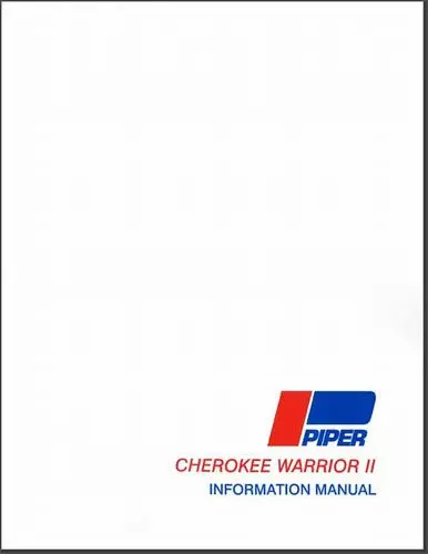 Piper Pa28-161 Warrior Ii 1977-82 Pilot's Information Manual (761-649) 1