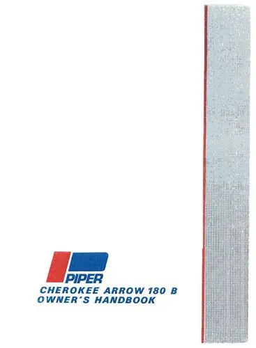 Piper Pa28r-180B Cherokee Arrow 1971 Owner's Manual (761-461) 1