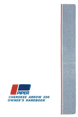 Piper Pa28r-200 Arrow 1970 Owner's Manual (753-807) 1