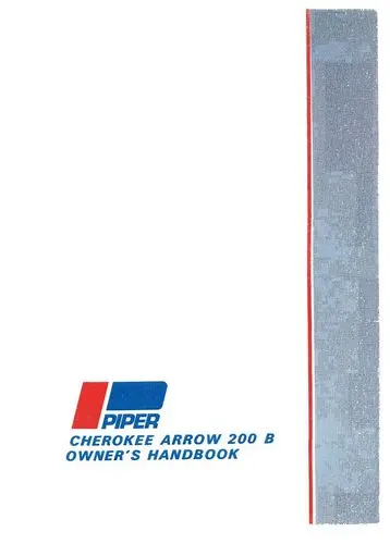 Piper Pa-28R-200B Arrow 1971 Owner's Manual (761-462) 1