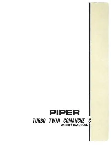 Piper Pa-30 Turbo C 1968-69 Owner's Manual (753-778) 1