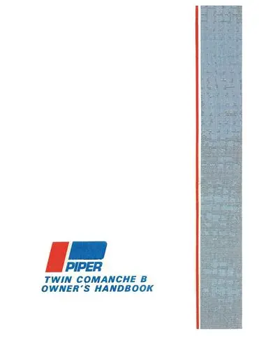 Piper Pa30b Twin Comanche 1965-68 Owner's Manual (753-697) 1
