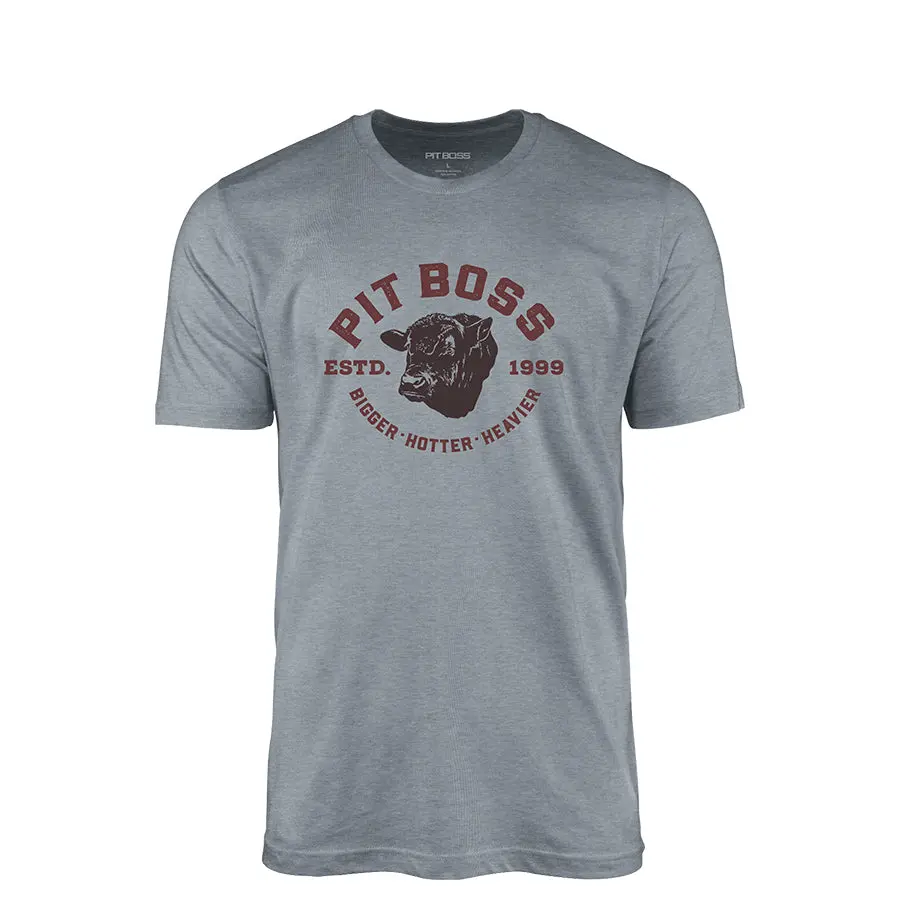 Angus American Men’S T-Shirt - Stone Heather 1