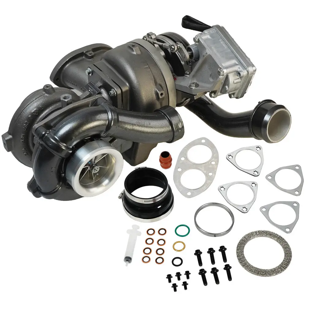 6.4L Powerstroke Screamer V2s Twin Turbo Kit Ford 2008-2010 1
