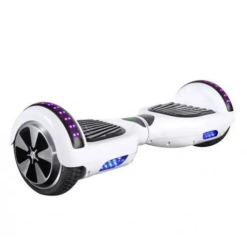 6.5" Hoverboard With Bluetooth Led White - Kids On Wheelz 1