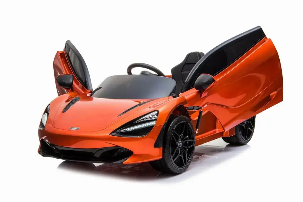 Ride On Car 12V Mclaren 720S Orange- Kids On Wheelz 1