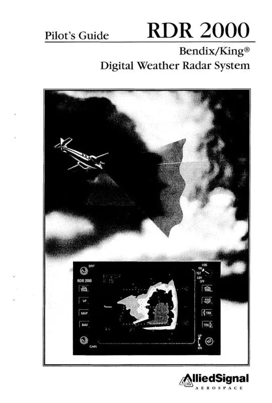Bendix Rdr-2000 Pilot's Guide (Bxrdr2000-Pg-C) 1