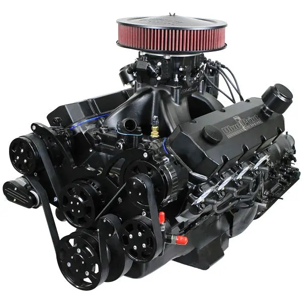 Gm Big Block Compatible 632 C.I. Pro Series Engine And 4L80e Automatic Transmission - 815 Horsepower - Blackout Reaper Edition Builder Series - Black Pulley Kit - Fuel Injected 1