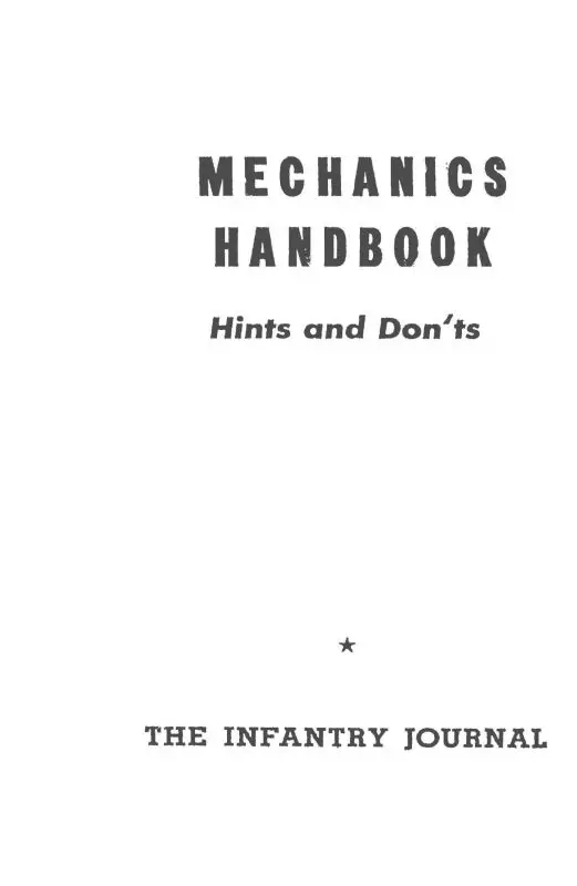 Mcdonnell Douglas Dc3 Mechanics Hb Hints &Don'ts Handbook (Mcdc3-Hb-C) 1