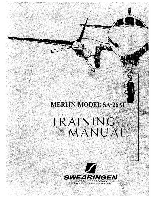 Merlin Aircraft Sa26-At Series Training Manual (Mnsa26at-Tr-C) 1