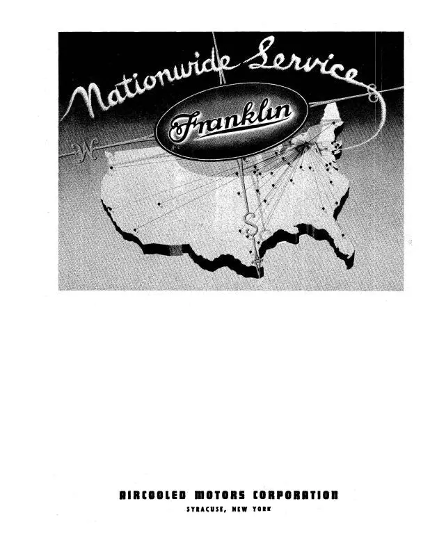 Franklin 4Ac-199 Operator's Handbook & Parts Catalog (Fr4ac199ops-C) 1