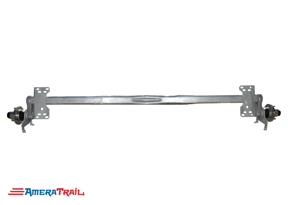 6 Lug 6000 Lb Torsion Axle W/ Vortex Hub, V Bend, Available In Multiple Sizes, Without Brakes 1