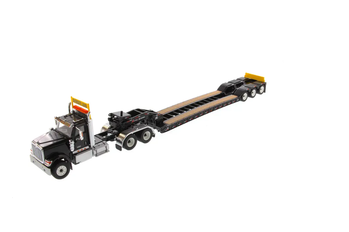 1:50 International Hx520 Tandem Tractor With Xl 120 Trailer. Including Both Rear Boosters - Black, 71017 1