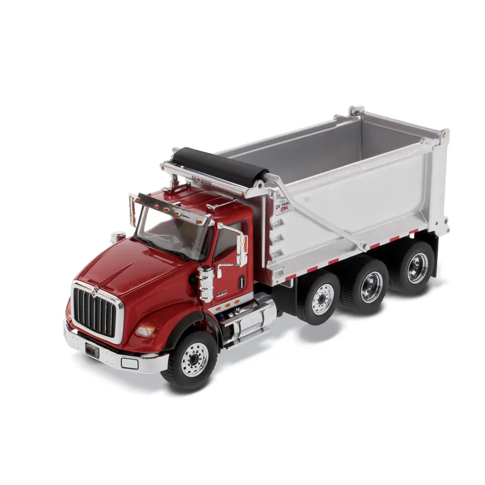 1:50 International Hx620 Sb Ox Stampede Dump Truck - Red Cab, Transport Series, 71076 1