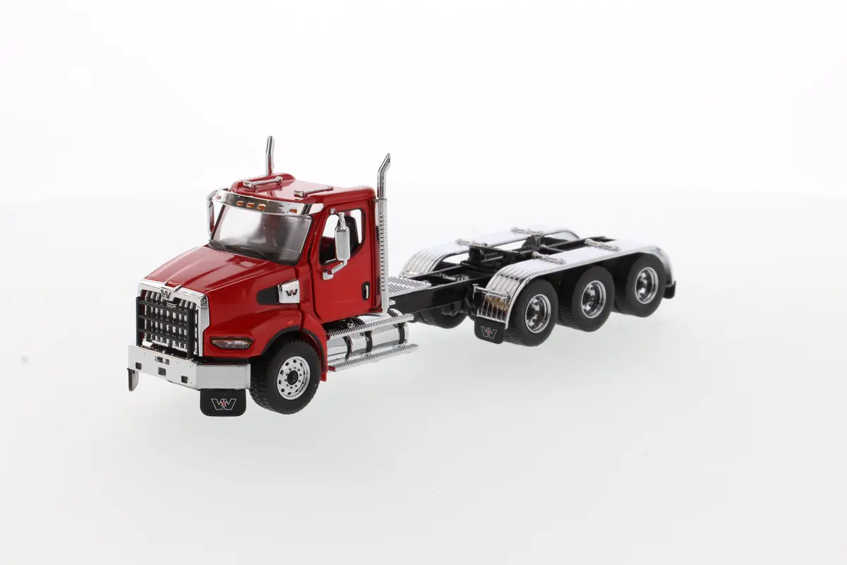 1:50 Western Star 49X Sbfa Tridem Heavy-Haul Tractor - Viper-Red Cab, Transport Series, 71085 1