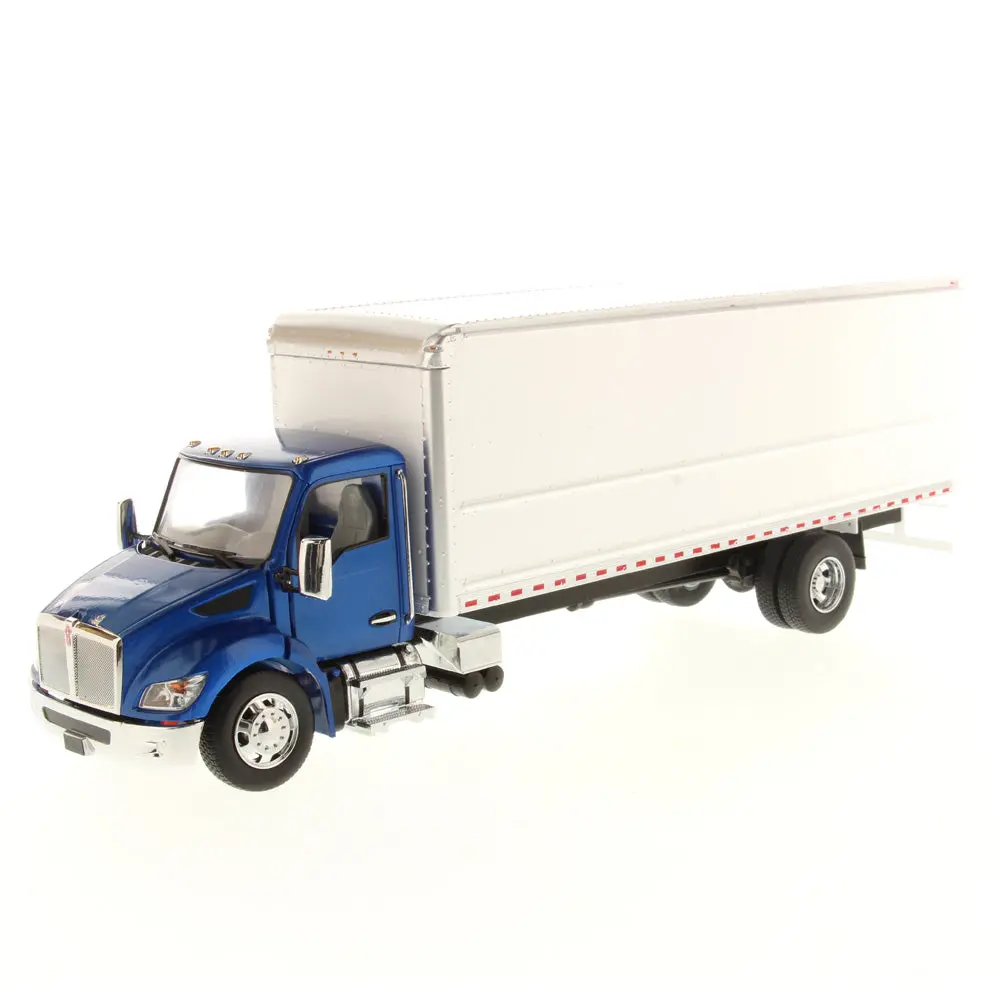 1:32 Kenworth T280 Supreme Signature Van Truck Body, Blue Cab/White Body, Transport Series, 71101 1