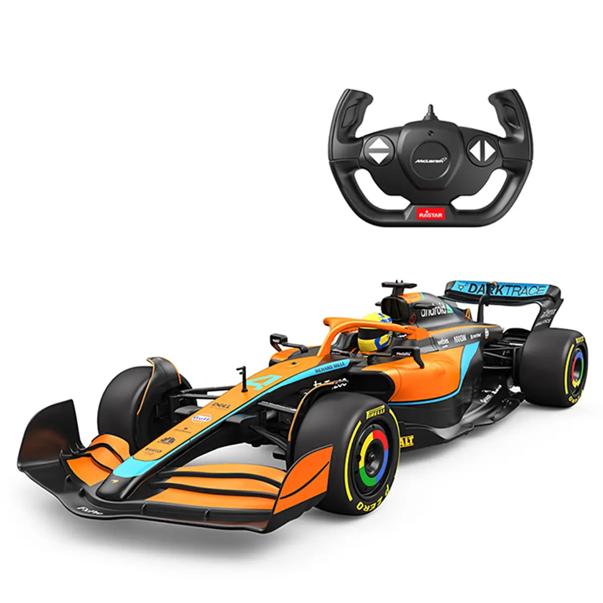 Mclaren F1 Mcl36 Rc Car 1/12 Scale Licensed Remote Control Toy Car, Official F1 Merchandise By Rastar 1