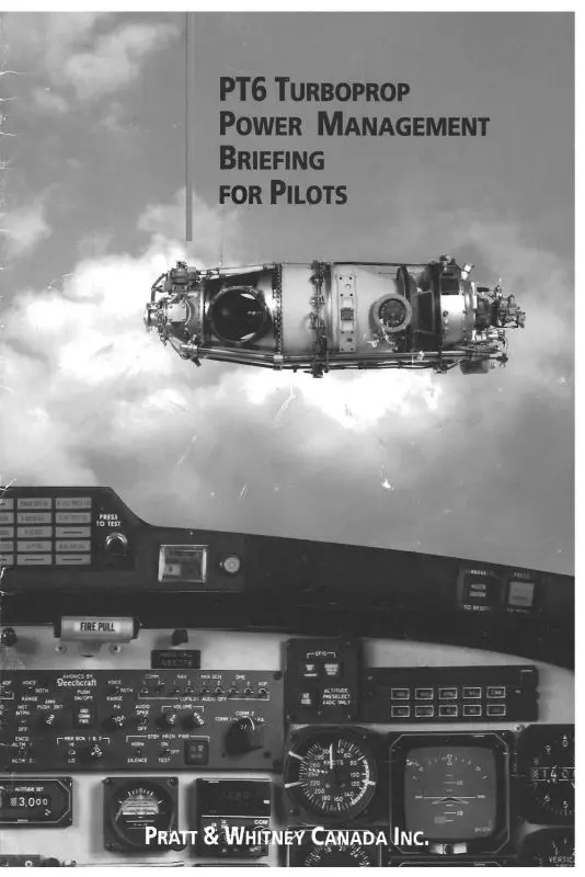 Pratt & Whitney Aircraft Pt6 Series Power Management Briefing (Pwpt6turb-C) 1