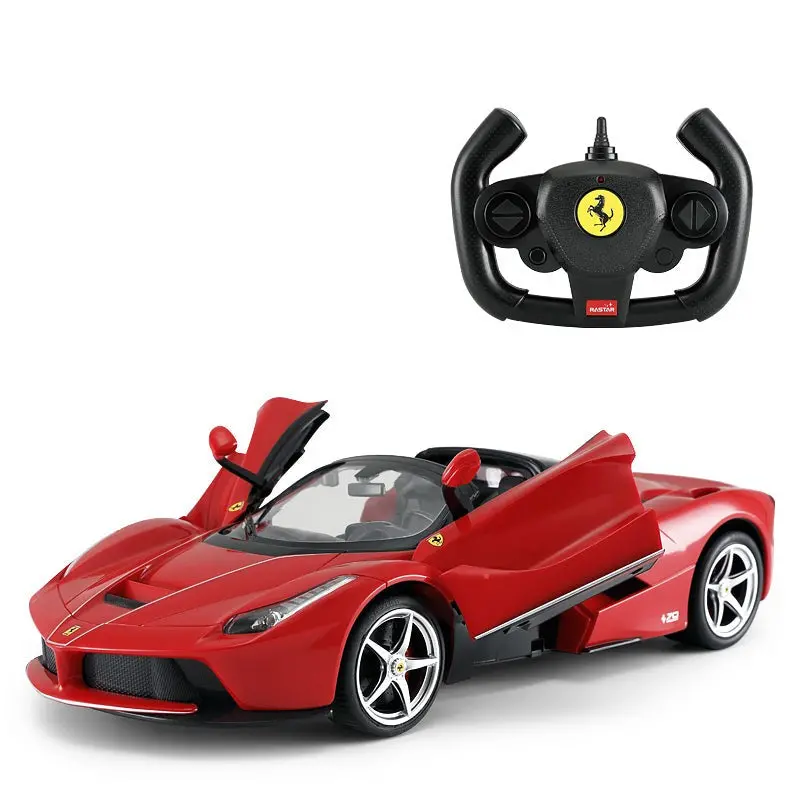 Ferrari Laferrari Aperta Rc Car 1/14 Scale Licensed Remote Control Toy Car With Drift Function, Open Doors And Working Lights By Rastar 1