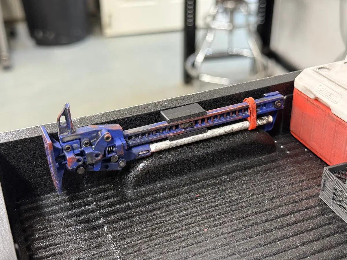 Rccs Rc4wd 1/10 Hi-Lift Jack 3D Printed Mount 1
