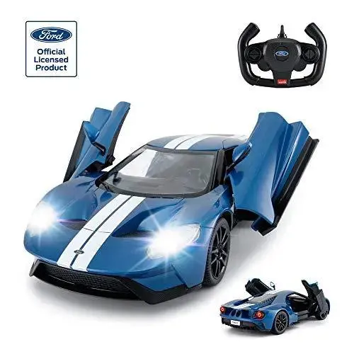 Rastar 1:14 R/C Ford Gt (Doors Manually) Remote Control Car For Kids Blue 1