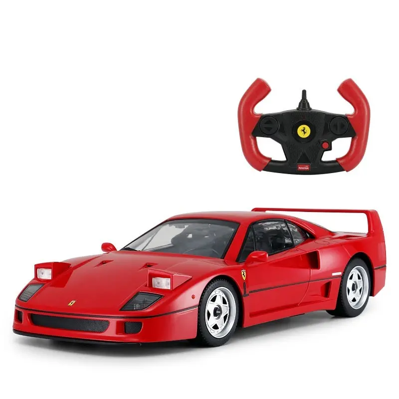 Ferrari F40 Rc Car 1/14 Scale Licensed Remote Control Toy Car With Pop-Up Headlights By Rastar 1