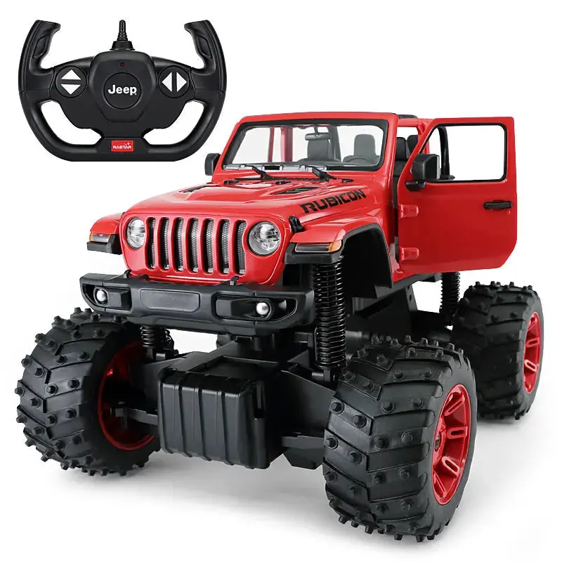 Rastar 1:14 R/C Jeep Wrangler Big Foot Off-Road Remote Control Car For Kids 1