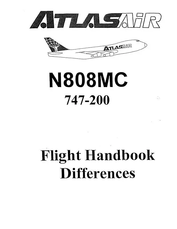 Atlas Air 747-100-200 Atlas Air Flight Handbook (A5747100,200-F) 1