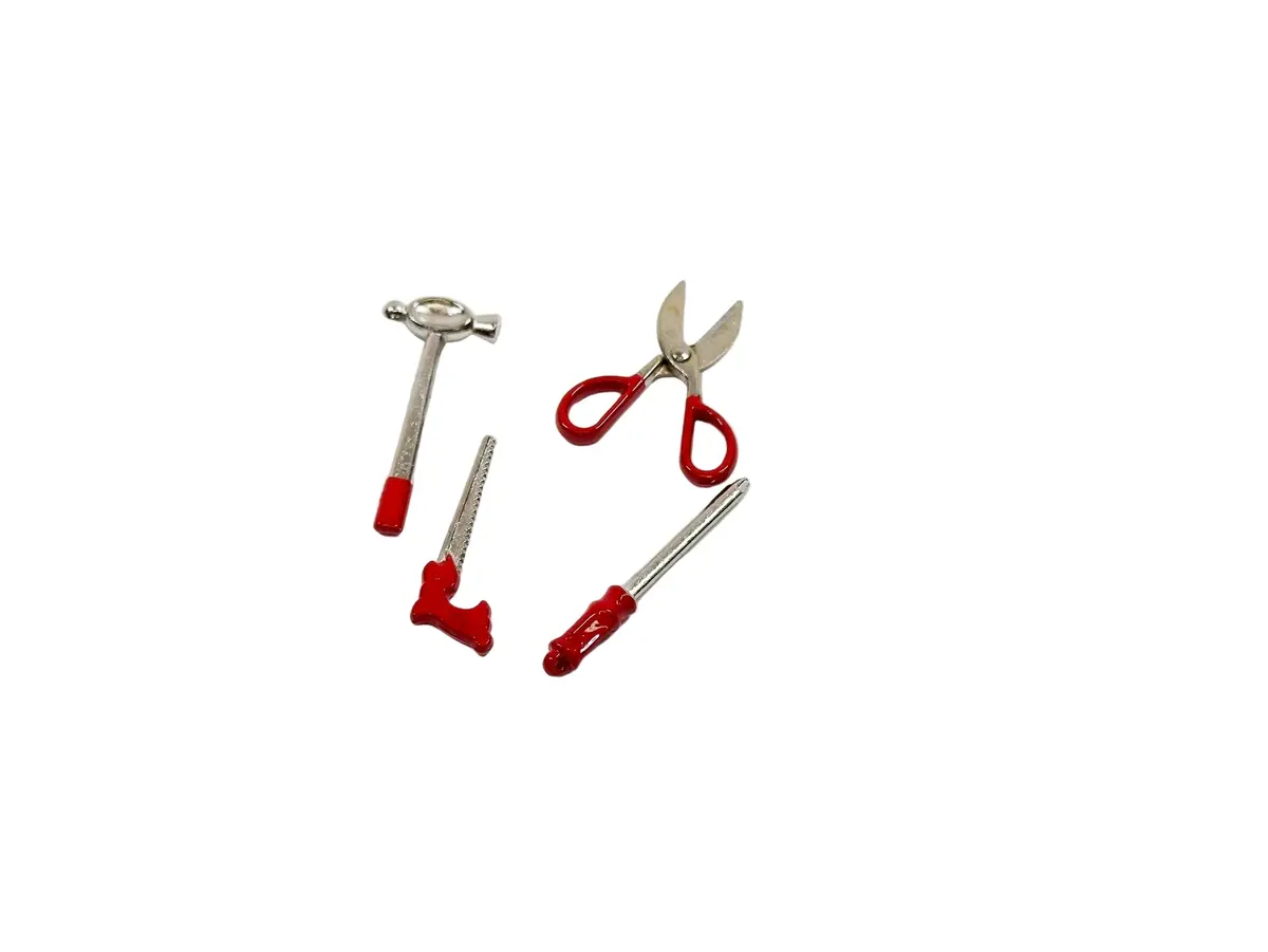 Scale Tools Hammer, Saw, Screw Driver, & Scissors 1