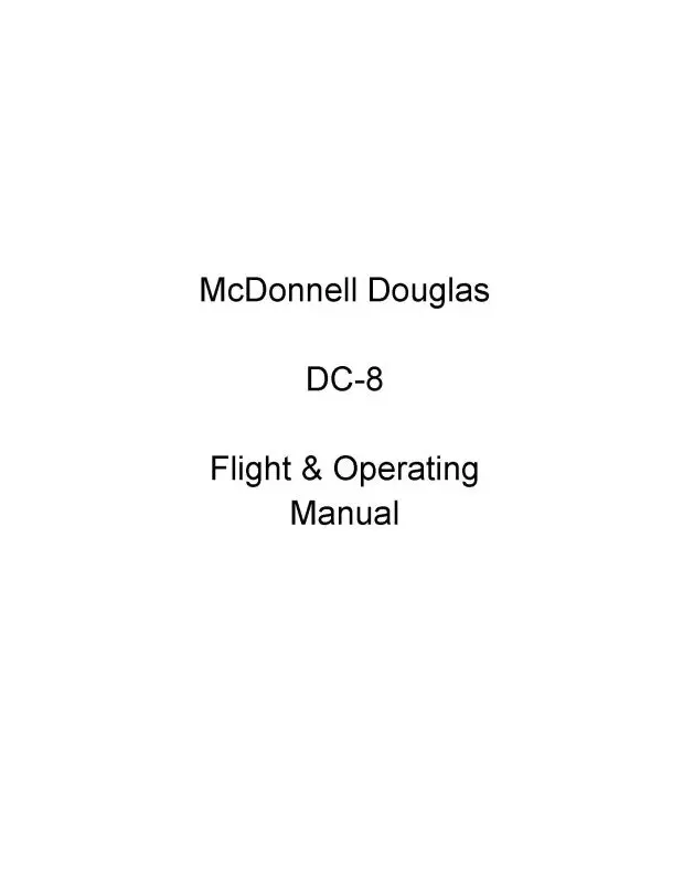 Mcdonnell Douglas Dc-8 Flying Tigers Flight Handbook (Mcdc8--F-C) 1