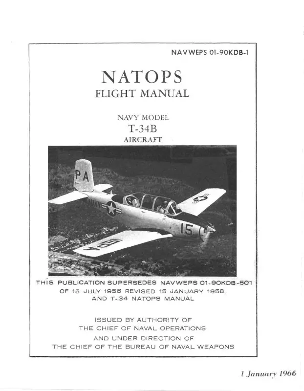 Beech T-34B Flight Manual (01-90Kdb-501) 1