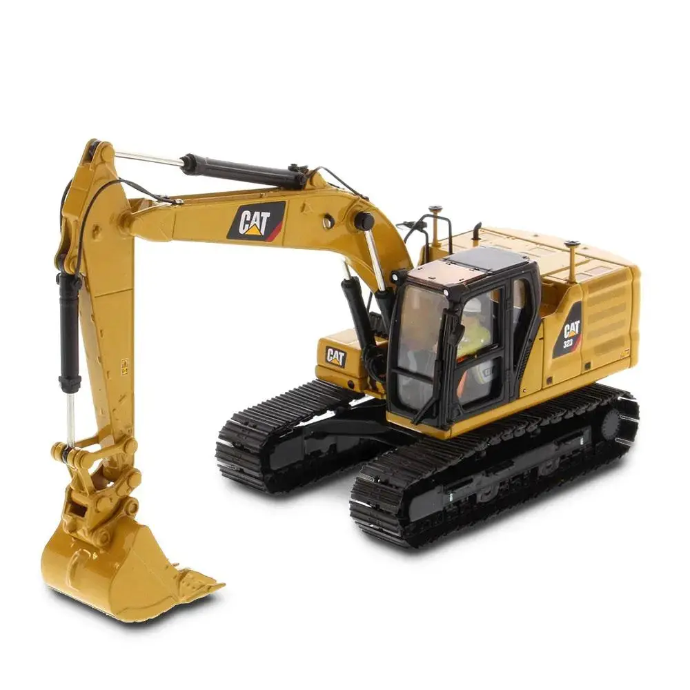1:50 Cat® 323 Hydraulic Excavator With 4 New Work-Tools - Next Generation High Line Series, 85657 1