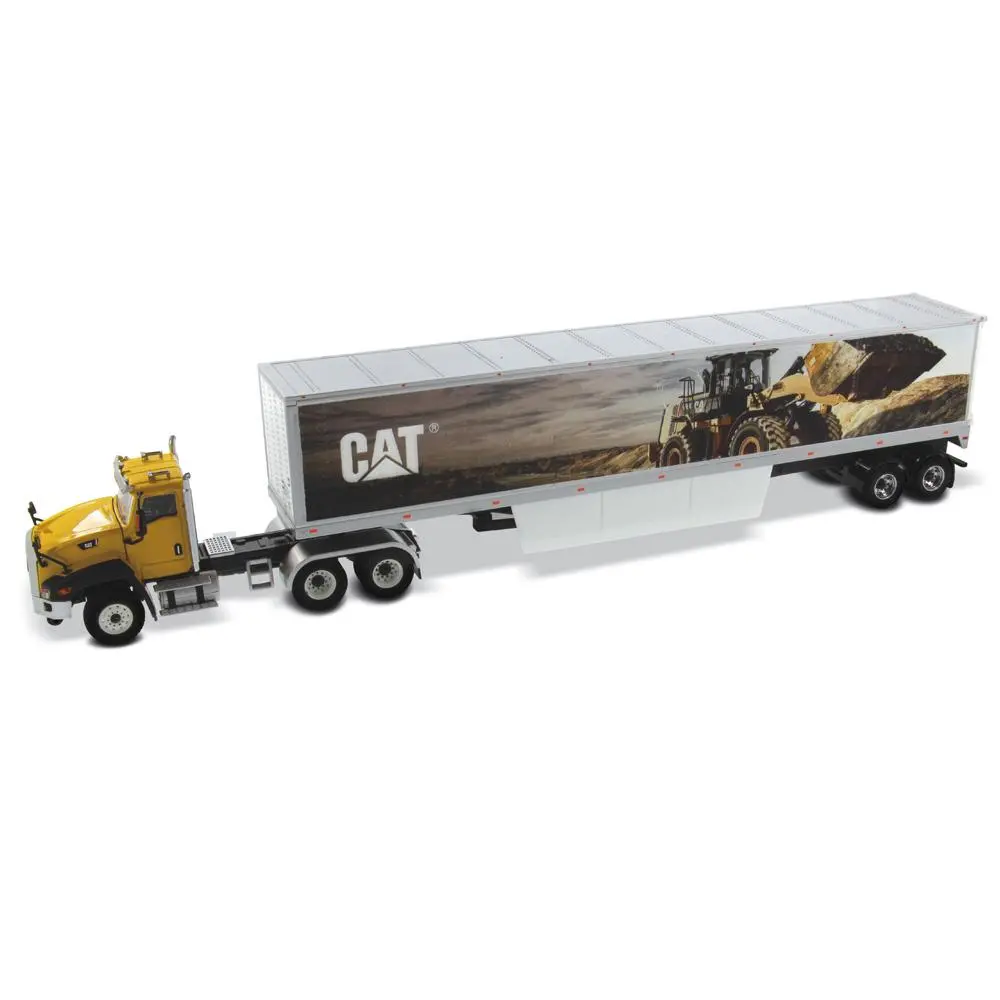1:50 Cat® Ct660 With Cat® Mural Trailers Transport Series, 85666 1